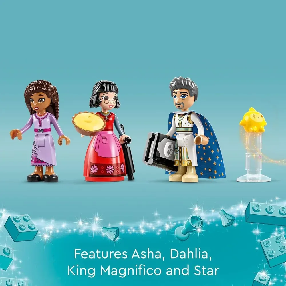 LEGO Disney Wish: King Magnifico's Castle 43224‎ Building Toy Set, Collectible